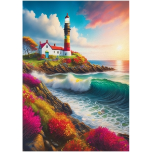 Пазл  260 эл. ТРИ СОВЫ "Вечерний маяк"