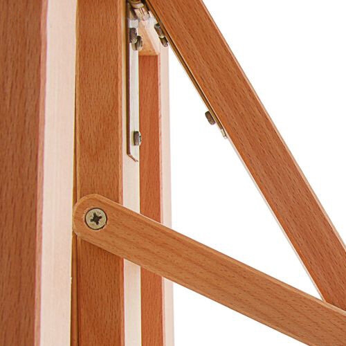 Мольберт-лира Mabef M/12 большой из древесины бука для художников и выставок купить в художественном магазине ArtCraft.Space с доставкой по всему миру