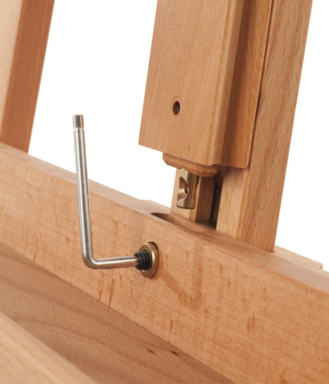 Мольберт-лира Mabef M/12 большой из древесины бука для художников и выставок купить в художественном магазине ArtCraft.Space с доставкой по всему миру