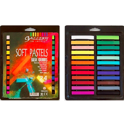 Пастель Mungyo Artists Soft Pastel сухая квадратная 24 цвета купить в художественном магазине ArtCraft.Space с доставкой по всему миру