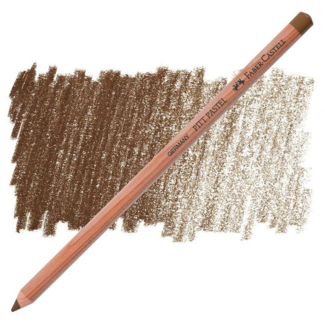 Пастельный карандаш Faber-Castell "Pitt Pastel" цвет 179 темно-коричневый
