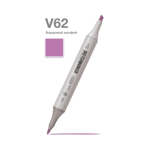 Маркер SKETCHMARKER двухсторонний на спирт.основе цв.V62 Бордовый шалфей Маркер SKETCHMARKER двухсторонний на спирт.основе цв.V62 Бордовый шалфей