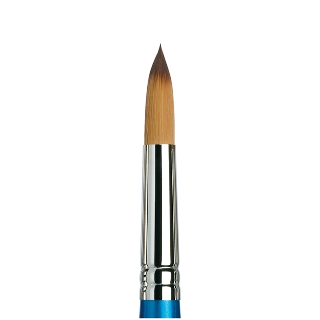 Кисть художественная синтетика Winsor&Newton "Cotman 111", круглая, дизайнерская №16, корот. ручка