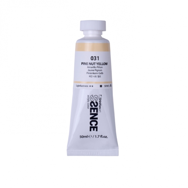 Краска акриловая ShinHan Ssence туба 50мл №31 Желтый кедровый орех Краска акриловая ShinHan Ssence туба 50мл №31 Желтый кедровый орех