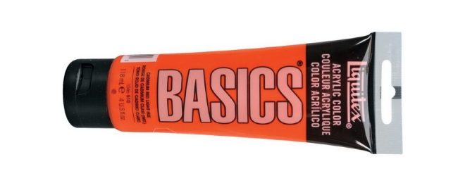 Краска акриловая Liquitex Basics №510 кадмий красный светлый 118 мл купить в художественном магазине ArtCraft.Space с доставкой по всему миру