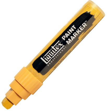 Маркер акриловый Liquitex Paint Marker широкий 15 мм 416 оксид жёлтый купить в магазине маркеров ArtCraft.Space
