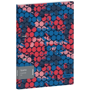 Папка на 2 кольцах Berlingo "Sparkle", 24мм, 600мкм, D-кольца, с внутр. карманом, с рисунком