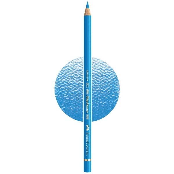 Карандаш художественный Faber-Castell "Polychromos", цвет 152 средний синий Карандаш художественный Faber-Castell "Polychromos", цвет 152 средний синий