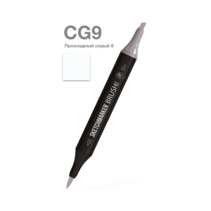 Маркер SKETCHMARKER Brush двухсторонний на спирт.основе цв.CG9 Прохладный серый 9 Маркер SKETCHMARKER Brush двухсторонний на спирт.основе цв.CG9 Прохладный серый 9