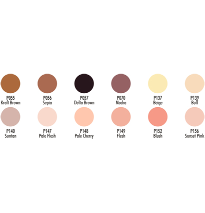 Купить маркеры Chartpak 12 Portrait в наборе 12 телесных оттенков в интернет-магазине товаров для скетчинга и рисования ArtCraft.Space