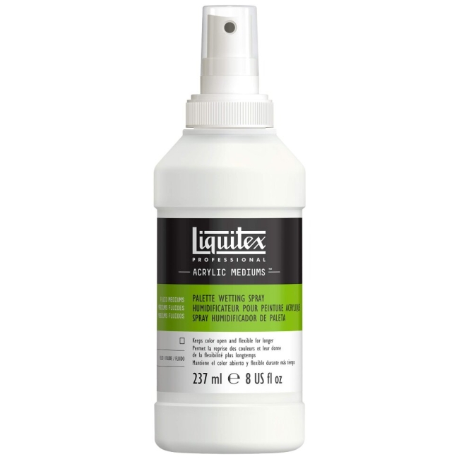 Спрей увлажняющий для акрила Liquitex Palette Wetting Spray жидкий медиум 237 мл купить в художественном магазине ArtCraft.Space с доставкой по всему миру
