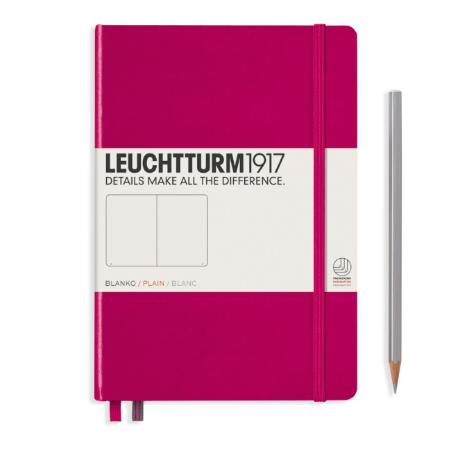 Блокнот Leuchtturm1917 Classic A5 (14.5x21см.) 80г/м2 - 251 стр. нелинованный, твердая обложка, цвет: Пудровый