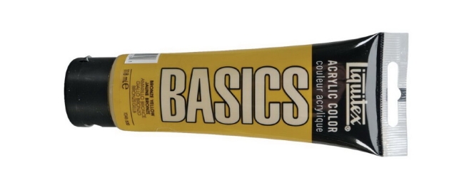 Краска акриловая Liquitex Basics №530 желтый бронзовый 118 мл купить в художественном магазине ArtCraft.Space с доставкой по всему миру