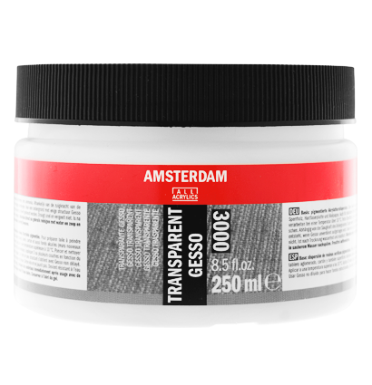 Грунт Gesso Amsterdam прозрачный 3000 для акрила, масла и гуаши в банке 250 мл купить в художественном магазине ArtCraft.Space с доставкой по РФ и СНГ