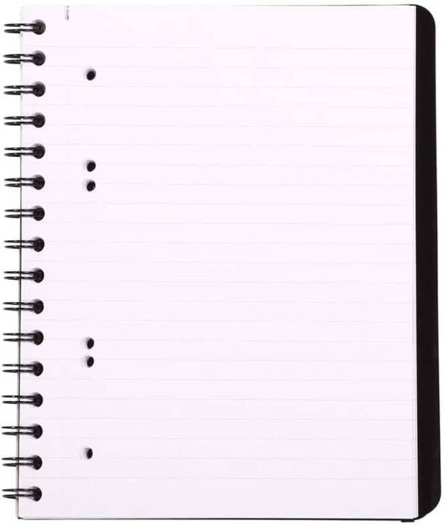 Блокнот Rhodia Business, 160х210 мм, черный, ПП обложка, линейка, 90л, белый, микроперф., 90г/м2, сп,