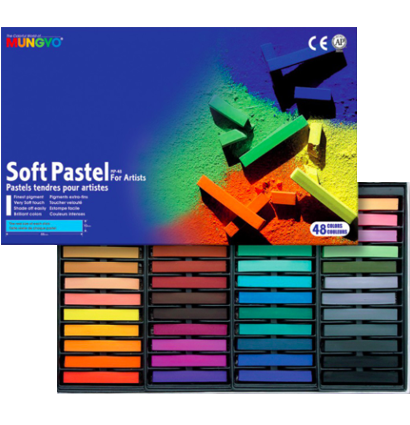 Пастель Mungyo Artists Soft Pastel сухая квадратная 48 цветов купить в художественном магазине ArtCraft.Space с доставкой по всему миру