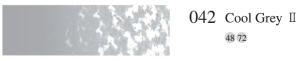 Пастель мягкая профессиональная квадратная цвет № 042 холодный серый II