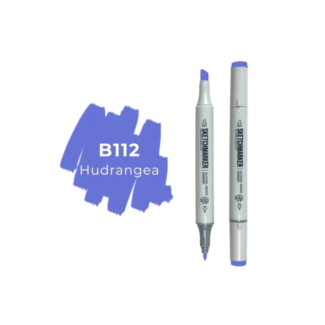 Маркер SKETCHMARKER двухсторонний на спирт.основе цв.B112 Гортензия