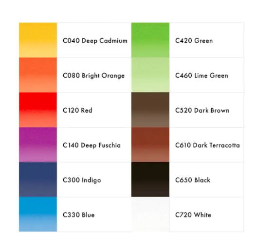 Набор цветных карандашей Coloursoft Derwent 12 цветов в кейсе купить в магазине товаров для художников ArtCraft.Space с доставкой по РФ и СНГ