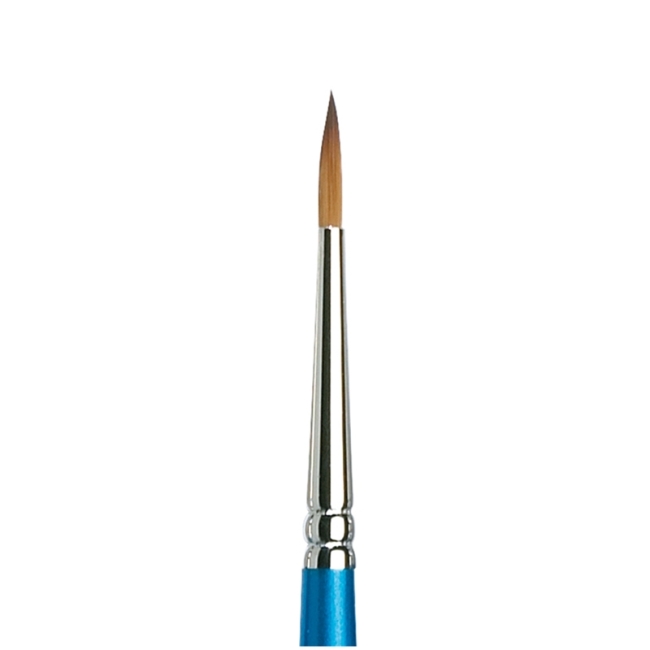 Кисть художественная синтетика Winsor&Newton "Cotman 111", круглая, дизайнерская №3, корот. ручка