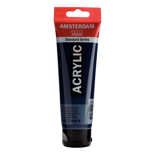 Краска акриловая Amsterdam туба 120мл №566 Берлинская лазурь фталоцианин