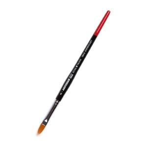 Кисть для акрила Amsterdam 343 синтетика мягкая овальная ручка короткая №8