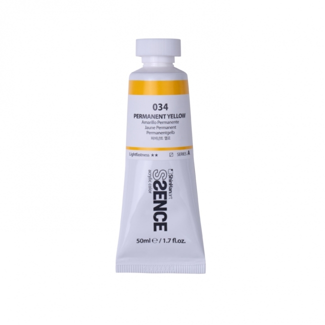 Краска акриловая ShinHan Ssence туба 50мл №34 Желтый устойчивый Краска акриловая ShinHan Ssence туба 50мл №34 Желтый устойчивый