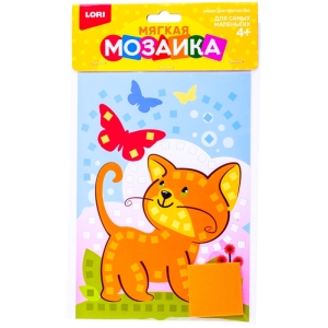 Аппликация из мягкого пластика Lori "Котенок", 14,8*21см, европодвес