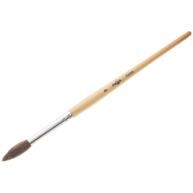 Кисть коза Гамма, круглая №09 Кисть коза Гамма, круглая №09