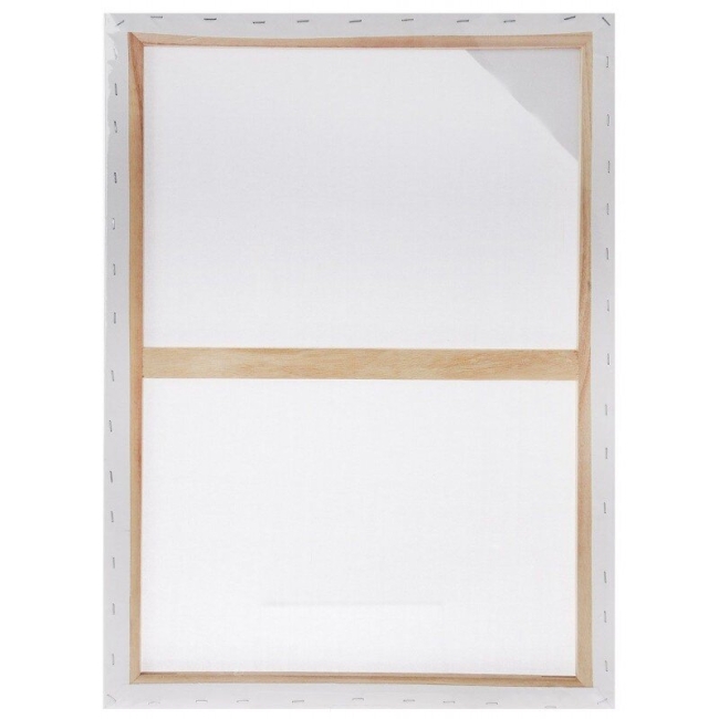 Холст на подрамнике грунтованный Малевичъ 50х70 см / мелкое зерно / 100% хлопок купить в художественном магазине ArtCraft.Space с доставкой по всему миру