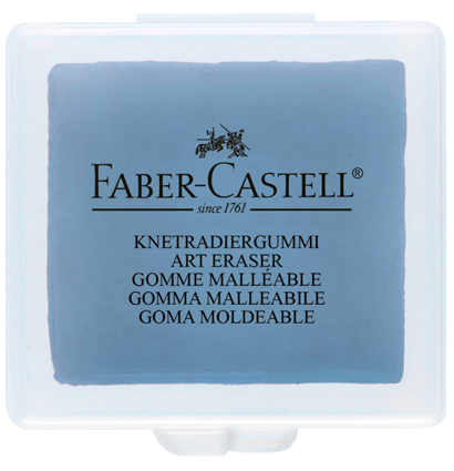 Ластик клячка Faber-Castell мягкий в контейнере для работы с интенсивностью карандаша купить в художественном магазине ArtCraft.Space с доставкой по РФ и СНГ