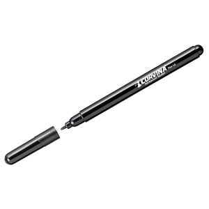 Маркер перманентный Corvina, черный, пулевидный, 1мм