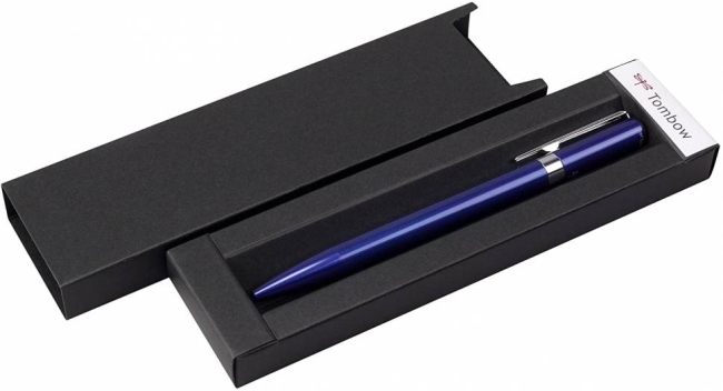 Ручка шариковая автоматическая Tombow ZOOM L105 City черная (корпус синий, линия 0.7мм)ПОД ЗАКАЗ,