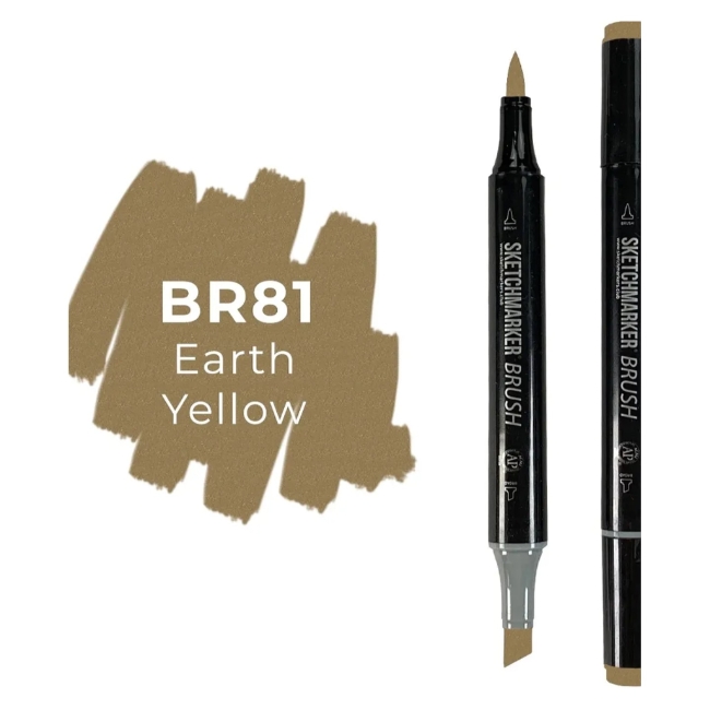 Маркер SKETCHMARKER Brush двухсторонний на спирт.основе цв.BR81 Почва
