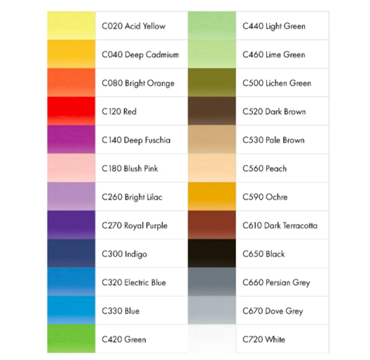 Набор цветных карандашей Coloursoft Derwent 24 цвета в кейсе купить в магазине товаров для художников ArtCraft.Space с доставкой по РФ и СНГ