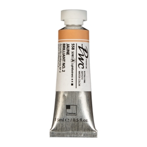 Краска акварельная ShinHan PWC туба 15мл №558 желтый бриллиантовый №2 new