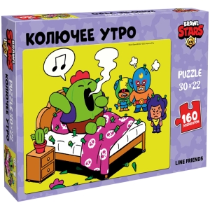 Пазл  160 эл. Brawl Stars "Колючее утро", картонная коробка