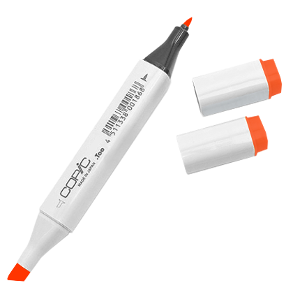 Маркер  Copic YR07 Cadmium Orange / Кадмий Оранжевый поштучно купить в официальном магазине Копик Клаб ArtCraft.Space с доставкой по всему миру