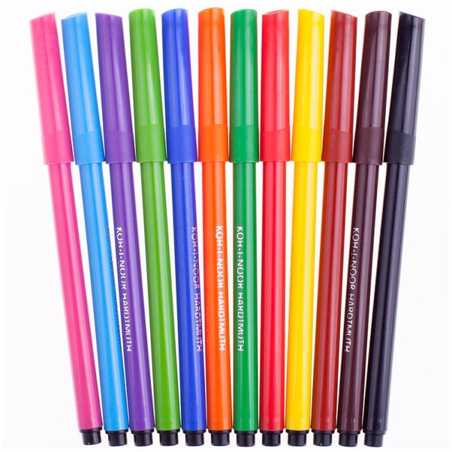 Фломастеры смываемые Koh-I-Noor Утята набор 12 цветов купить в магазине маркеров ArtCraft.Space Фломастеры смываемые Koh-I-Noor Утята набор 12 цветов купить в магазине маркеров ArtCraft.Space