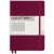 Блокнот Leuchtturm1917 Classic A5 (14.5x21см.) 80г/м2 - 251 стр. в клетку, твердая обложка, цвет: Красный Портвейн