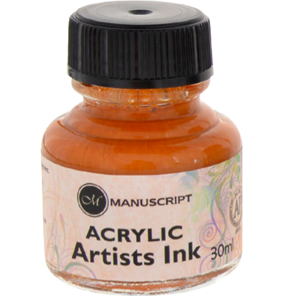Тушь акриловая художественная Manuscript Acrylic Inc во флаконе 30 мл купить в магазине ArtCraft.Space