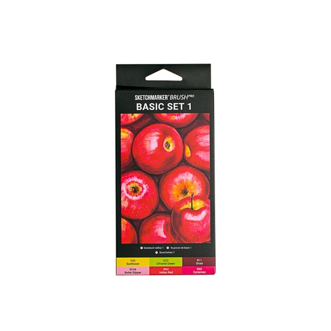 Набор маркеров SKETCHMARKER Brush Basic 1 6шт