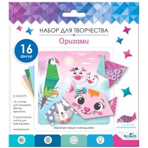 Набор для творчества Origami "Оригами от Оригами. Братья наши меньшие"