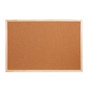 Доска пробковая OfficeSpace, 60*90см, деревянная рамка