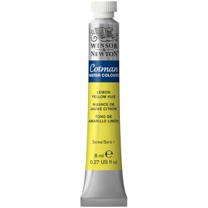 Акварель художественная Winsor&Newton "Cotman", 8мл, туба, желтый лимон