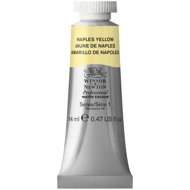 Акварель художественная Winsor&Newton "Professional", 14мл, туба, неаполитанский желтый