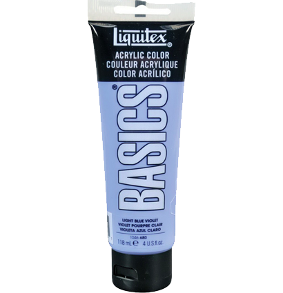 Краска акриловая Liquitex Basics №680 сине-фиолетовый светлый 118 мл купить в художественном магазине ArtCraft.Space с доставкой по всему миру