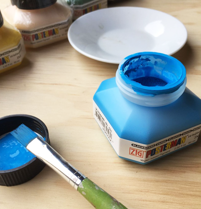 Чернила ZIG Kuretake Posterman Ink бежевые универсальные покрывные 60 мл купить в художественном магазине ArtCraft.Space с доставкой по РФ и СНГ