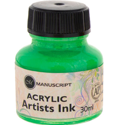 Тушь акриловая художественная Manuscript Acrylic Inc во флаконе 30 мл купить в магазине ArtCraft.Space
