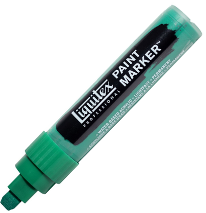 Маркер акриловый Liquitex Paint Marker широкий 15 мм 450 изумрудный купить в магазине ArtCraft.Space